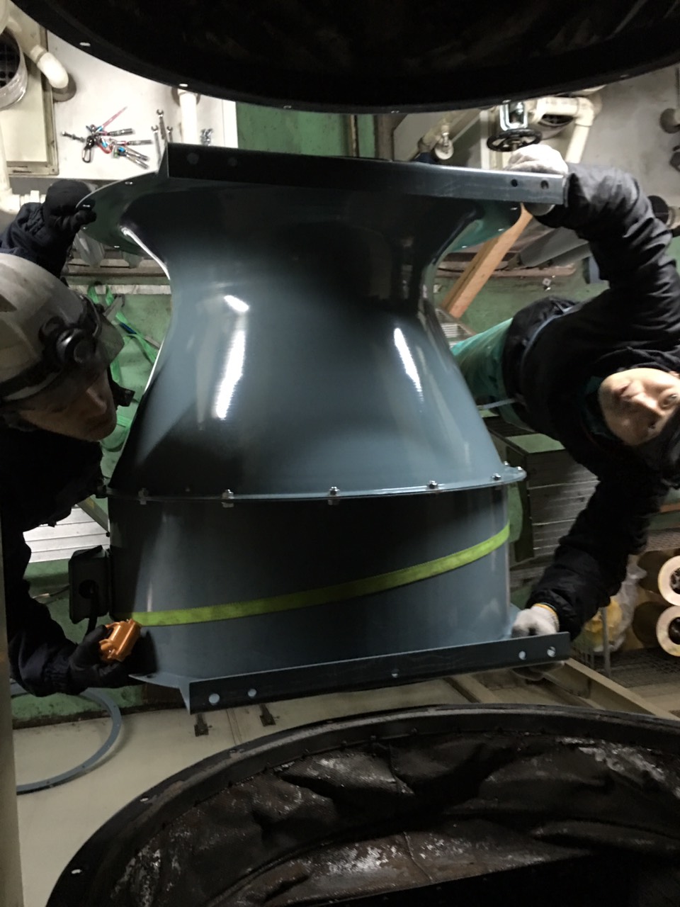 某工場　排気ファン交換工事