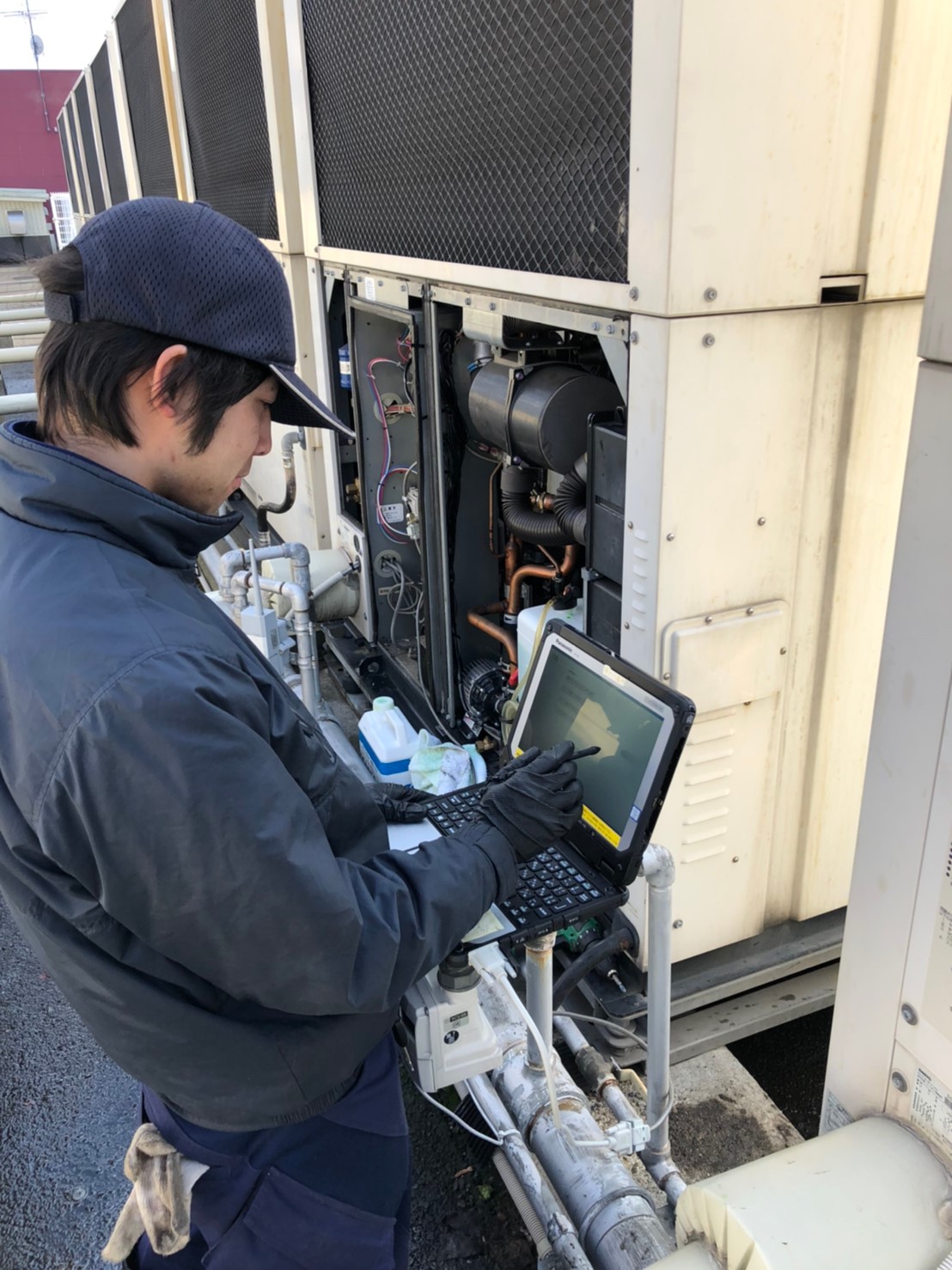 ＧＨＰエンジン部品交換